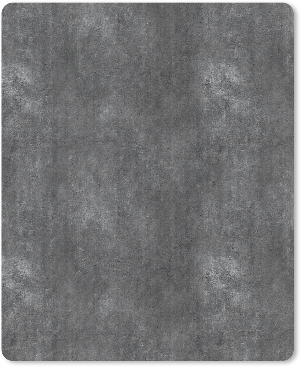 Muismat 12x16 cm - Mousepad Donkergrijs - Ruw - Beton print - Muismatten