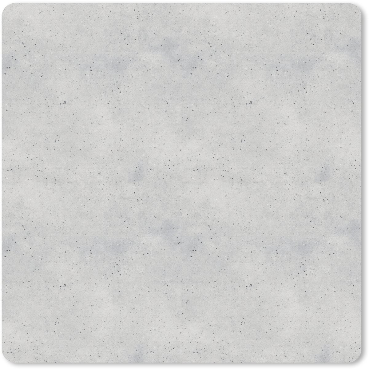 Muismat 20x20 cm - Mousepad Grijs - Beton print - Neutraal - Muismatten
