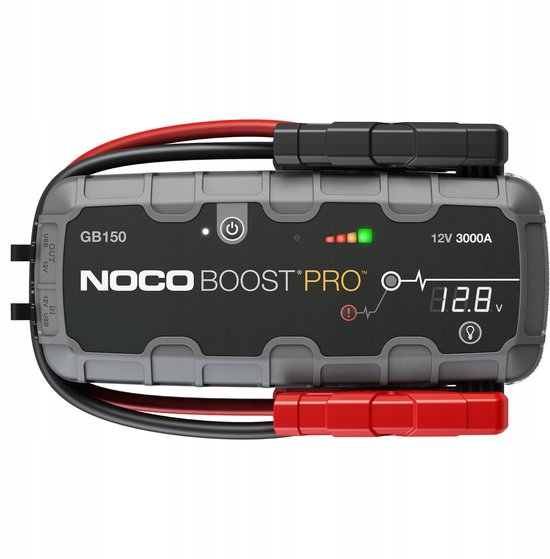 Noco Boost PRO GB150 Lithium Startbooster - Starthulp 3000 ampère – Tot 80 startpogingen op 1 lading - USB lader voor smartphone/tablet - 500 lumen LED zaklamp