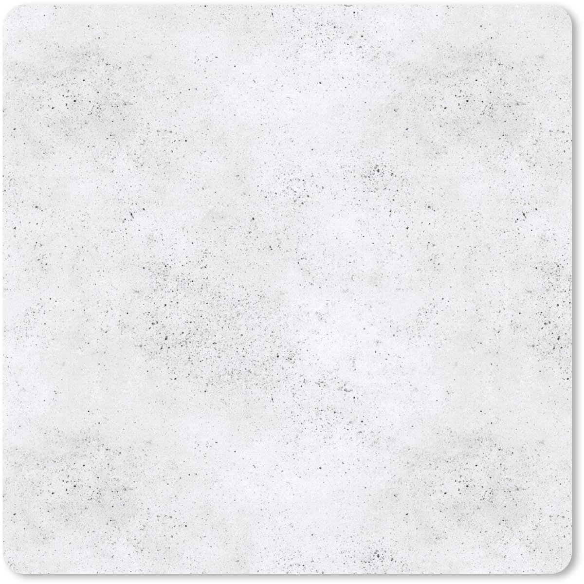 Muismat 20x20 cm - Mousepad Lichtgrijs - Betonstructuur - Subtiel - Muismatten