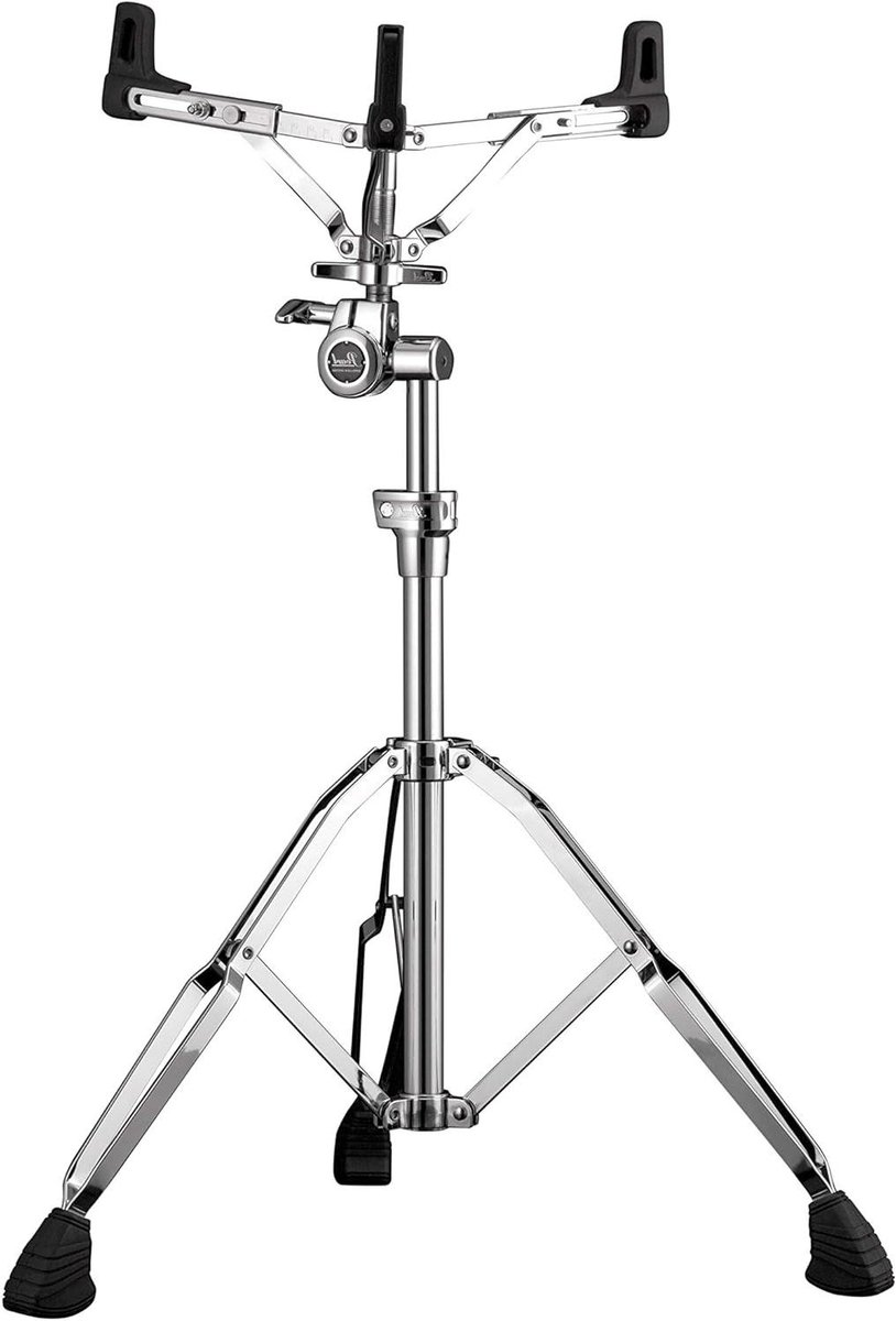 Snare Drum Statief - Snare Standaard - Muziek Optredens - Dubbele Stang - 645 - 825 cm - Zilver
