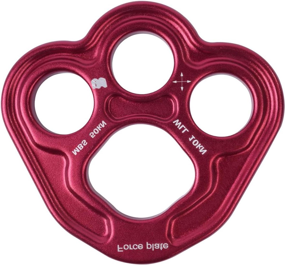 Rigging Plate Anchor - Klimuitrusting - Aerial Dance Klimmen - Drie Ankerpunten - 14.5 x 9.7 cm - Zoals afgebeeld