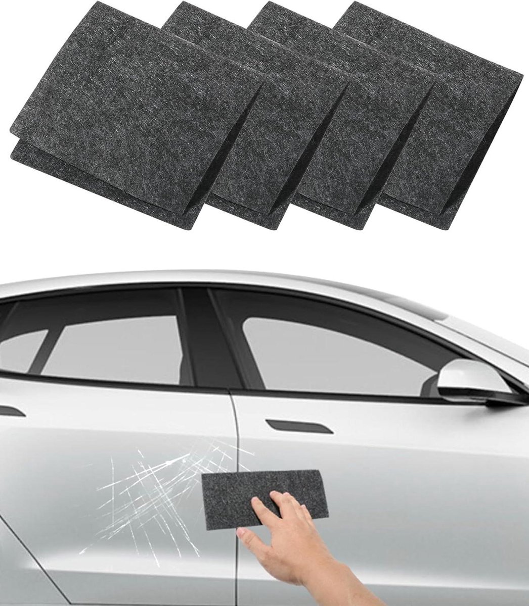 Nano Sparkle doek auto krassen origineel (4 stuks), 2024 nano sparkle doek voor 0407
