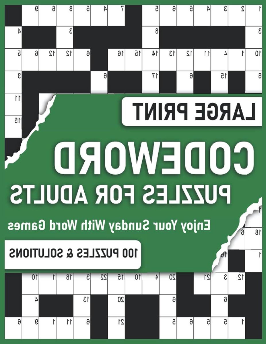 Codewoord Puzzelboek - Woordpuzzels Volwassenen - Ontspannende Tijdverdrijf - Grote Letter Print - 8.5x11 Inch - Niet gespecificeerd