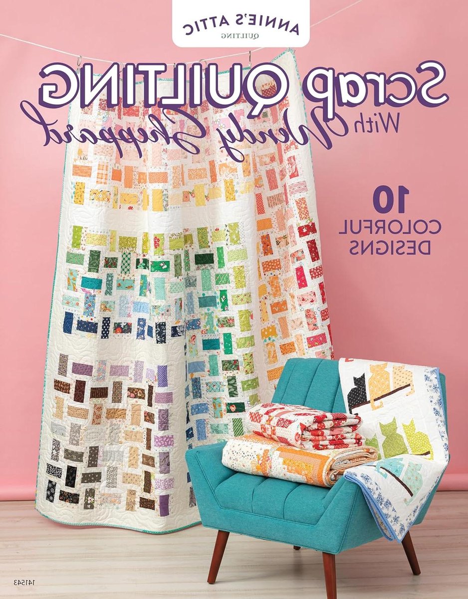 Quilt Boek - Patchwork Gids - Stoffen Restjes Verwerken - 10 Kleurrijke Ontwerpen - 21.59 x 0.25 x 27.31 cm