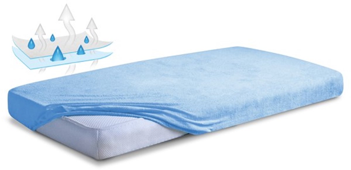 Matex Serie - Waterdichte Frotte Hoeslaken - 140x200x20 cm - Ademend