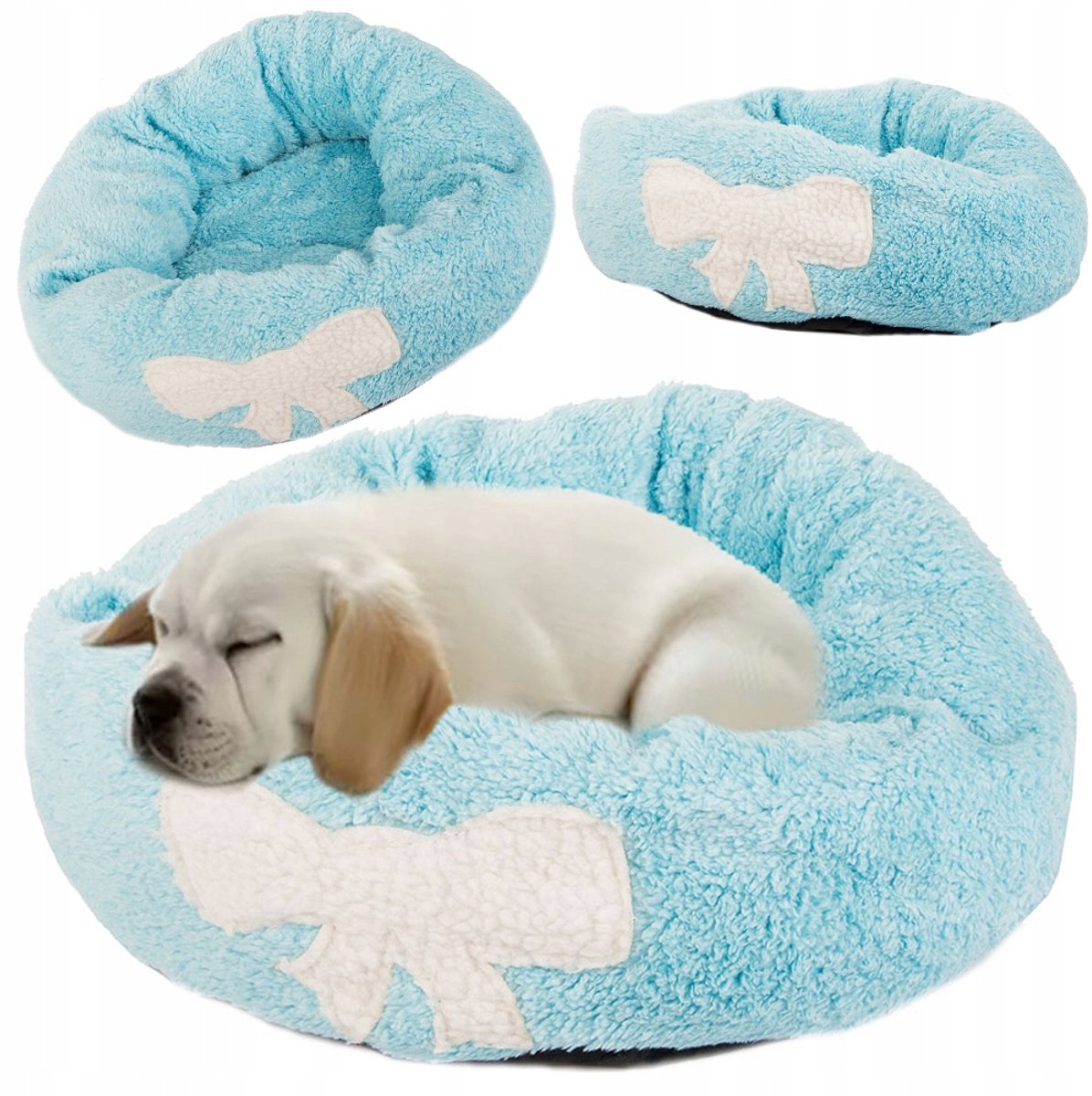 Ouyaying - Pluchen Mand - Blauw - Comfortabel - Voor Huisdieren
