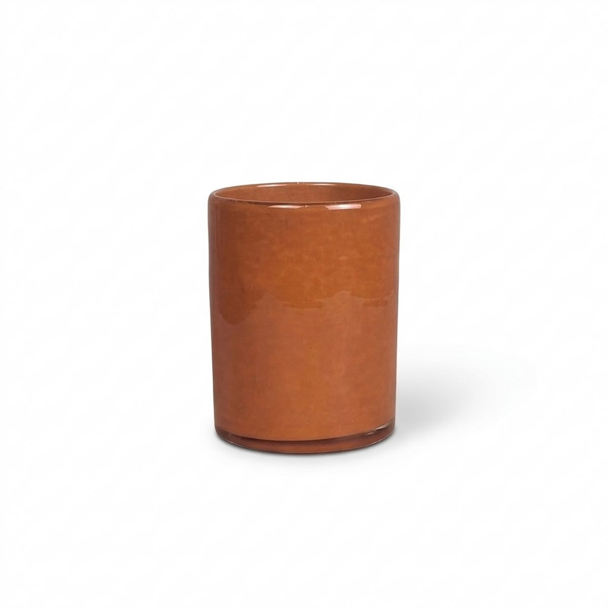 Sfeerlicht Gaby Cognac Bruin - Rond Glas - Gezellige sfeerverlichting