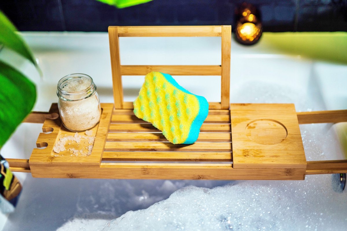 Paclan Bath&Relax Santorini - Bad Spons - Porureus - Groen-Blauw