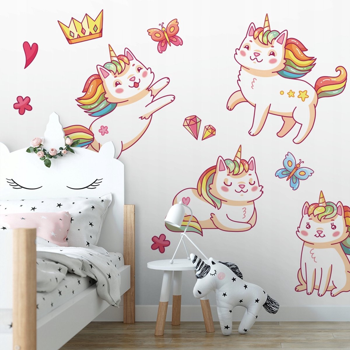Wallvy - Kinderkamer Sticker - 75x150 cm - Hoge Opaciteit - Hoge Kwaliteit Druk