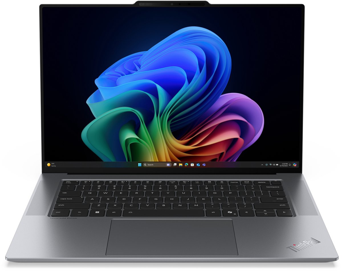 Lenovo ThinkPad X9-15p Gen 1 Aura Edition Copilot+ PC Intel Core Ultra X7 358H Laptop 38,9 cm (15.3") Touchscreen 2.8K 32 GB LPDDR5x-SDRAM 1 TB SSD Wi-Fi 7 (802.11be) Windows 11 Pro Grijs Engels