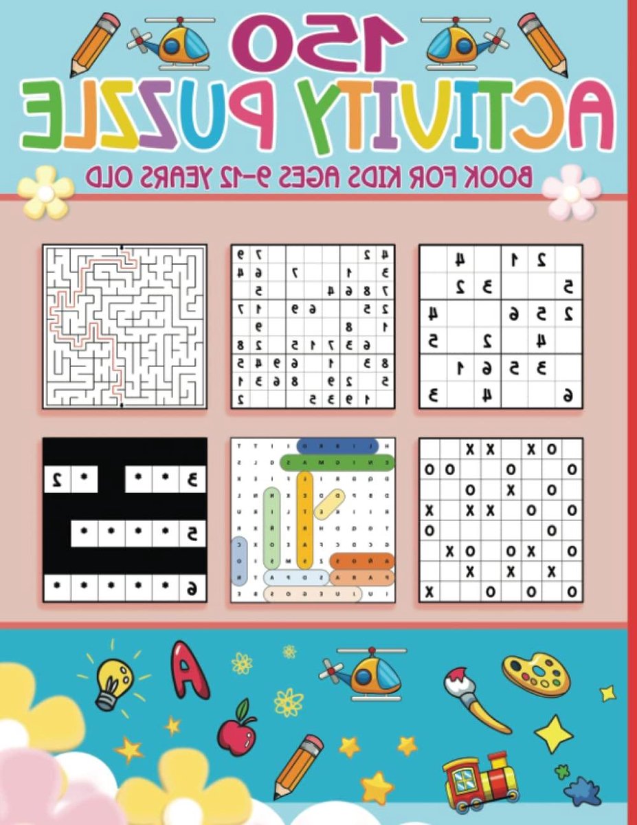 Activiteitenboek voor Kinderen - Puzzelboek Spelletjes - Educatief Plezier - 150 Gevarieerde Spellen - 91 Pagina's - Niet gespecificeerd
