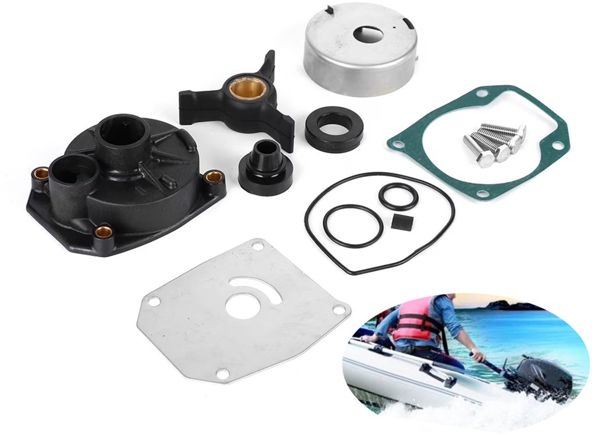 Universele Waterpomp Impeller Reparatiekit - Geschikt voor 2-Cilinder 2-Takt Buitenboordmotoren (40-48-50) - Vervangt OEM 438592