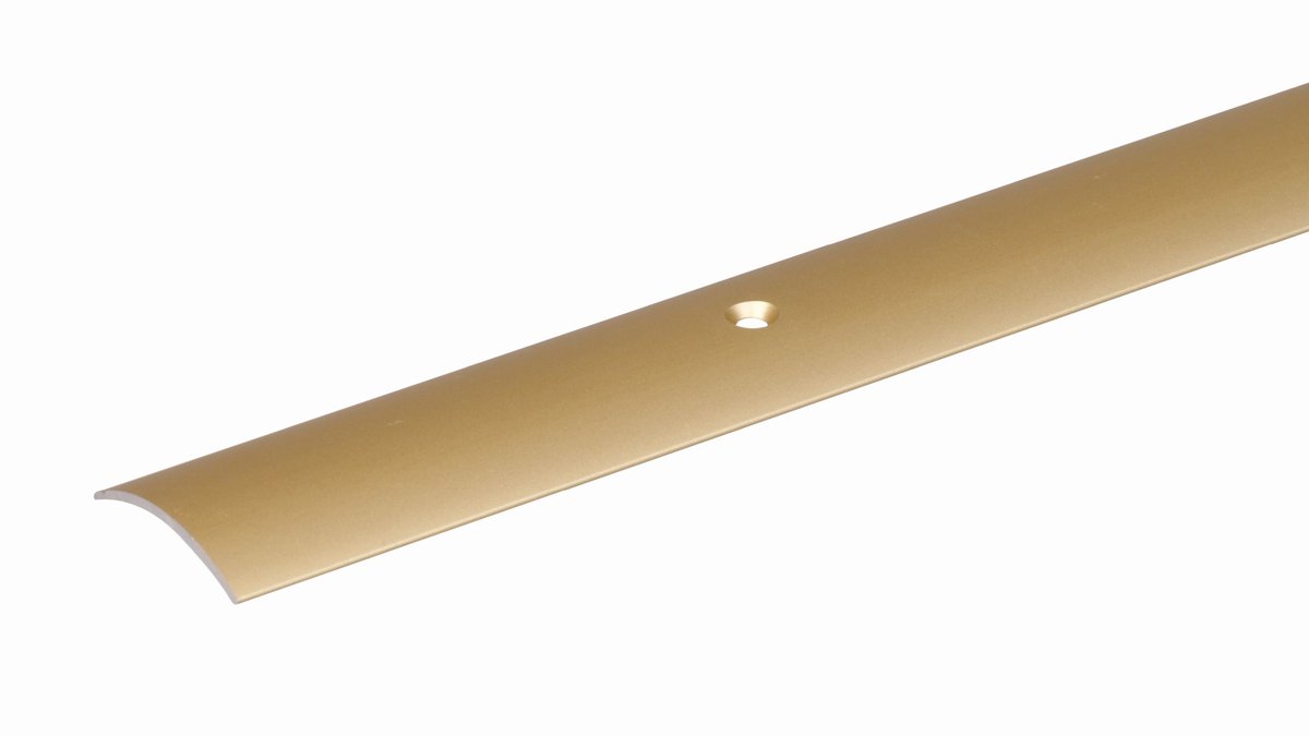 Alberts 490027 overgangsprofiel | geboord | aluminium, zandkleurig geanodiseerd | 900 x 30 mm