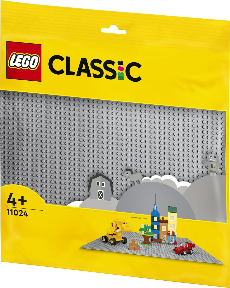 LEGO Classic Grijze bouwplaat 48x48 Bouwbord 11024 — afbeelding 14