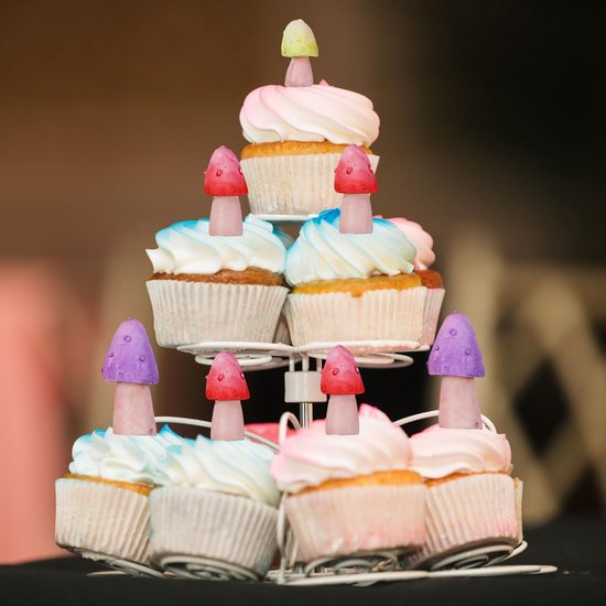 3D Paddenstoel Silicone Mallen voor Taart en Cupcakes - Perfect voor Chocolade, Fudge en Snoep Decoratie - Set van 2 Stuks — afbeelding 3