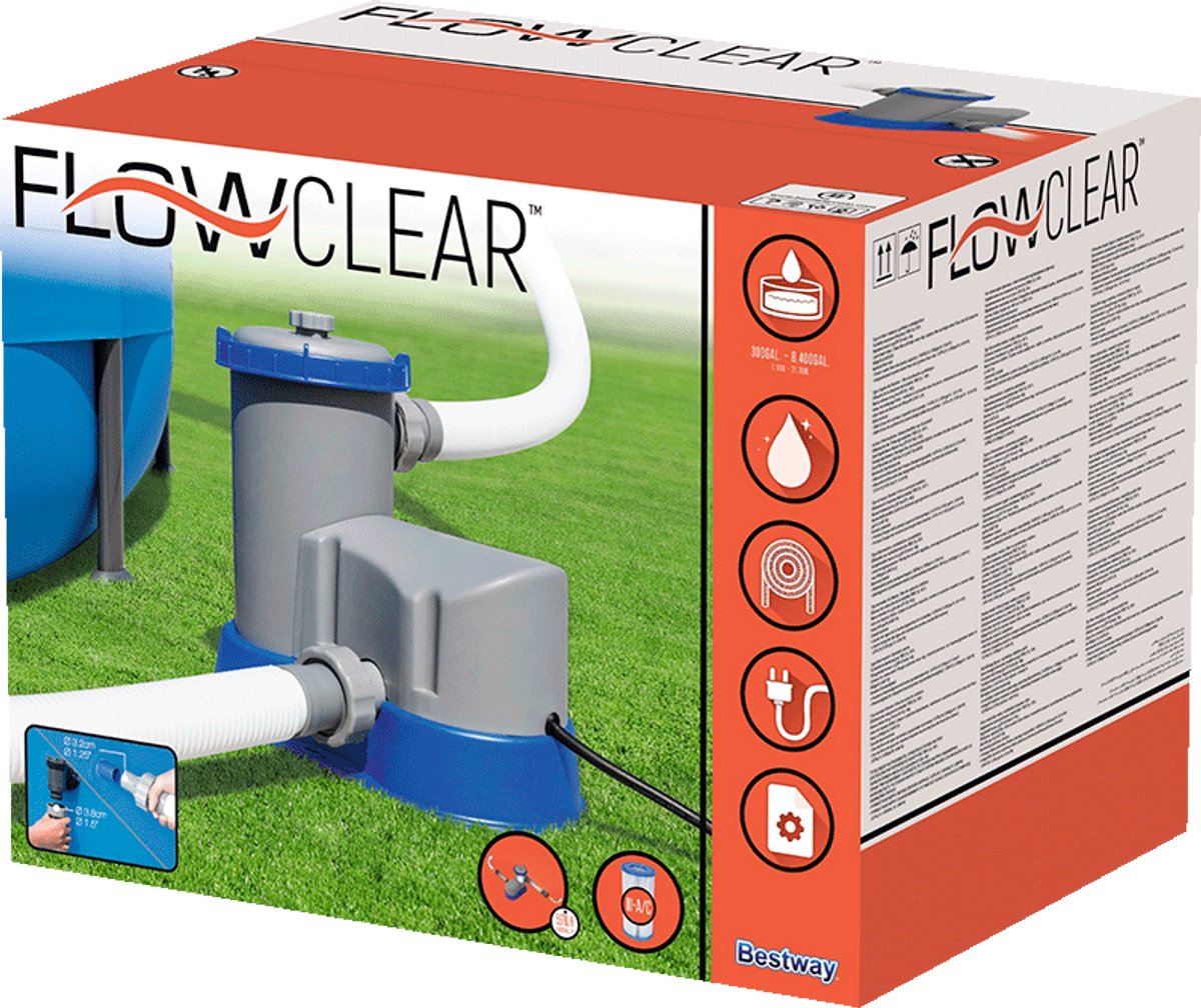 Bestway Flowclear filterpomp 5678 / 3974 l/u – foto 8