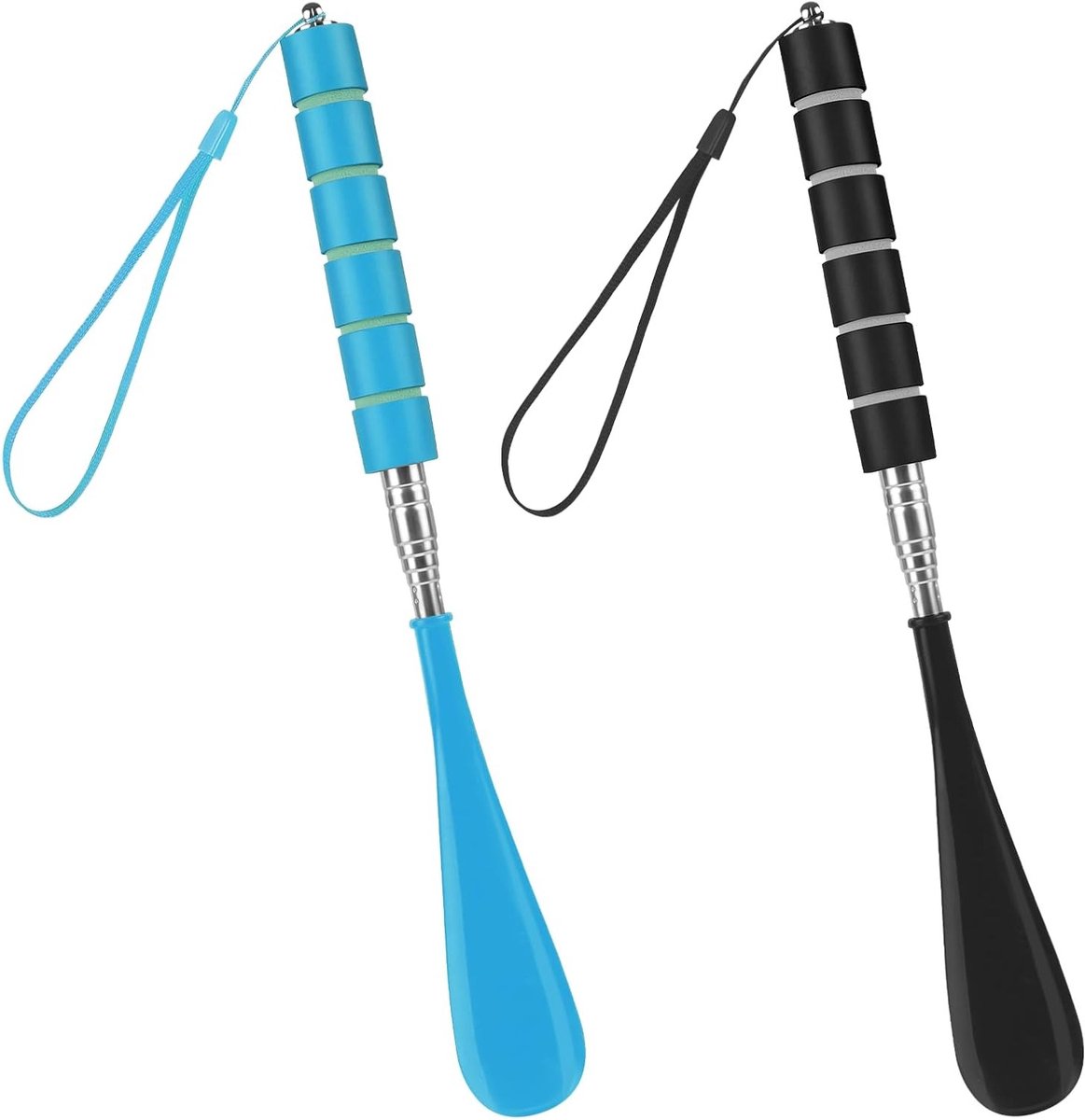 Verstelbare Schoenlepel, Telescopisch van 28.5 tot 70.5 cm, Ergonomisch Ontwerp, Ideaal voor Reizen en Geschikt voor Mannen, Vrouwen, Kinderen en Senioren