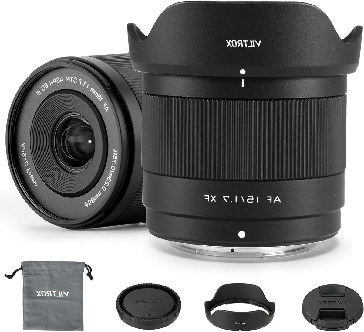 Groothoeklens - APS-C Lens - Landschapsfotografie - Groot F1.7 Diafragma - 15 mm - Zwart