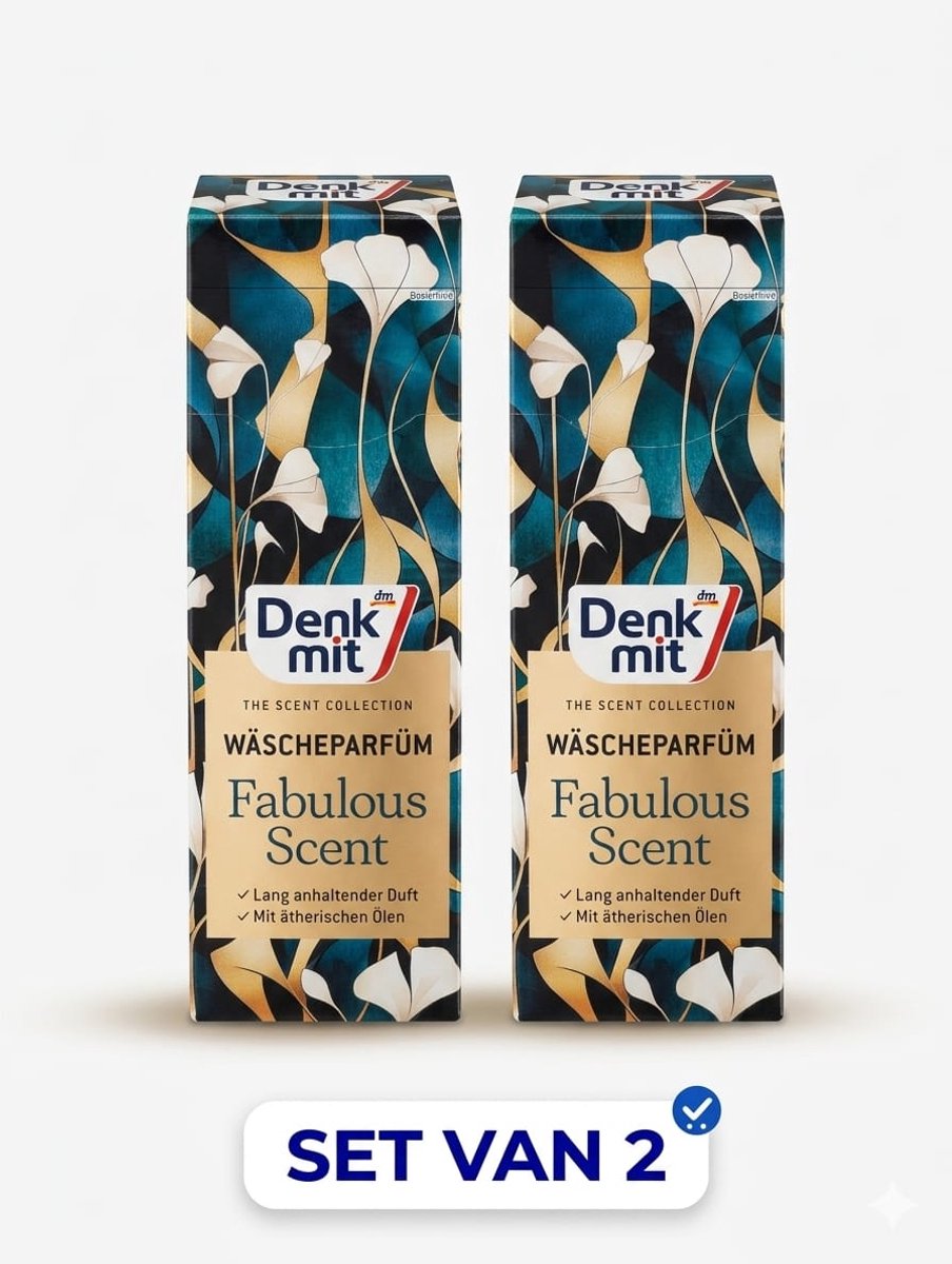 Denkmit Wäscheparfüm Fabulous Scent - Wasparfum Parels - Set van 2 x 275g - Langdurige Geur