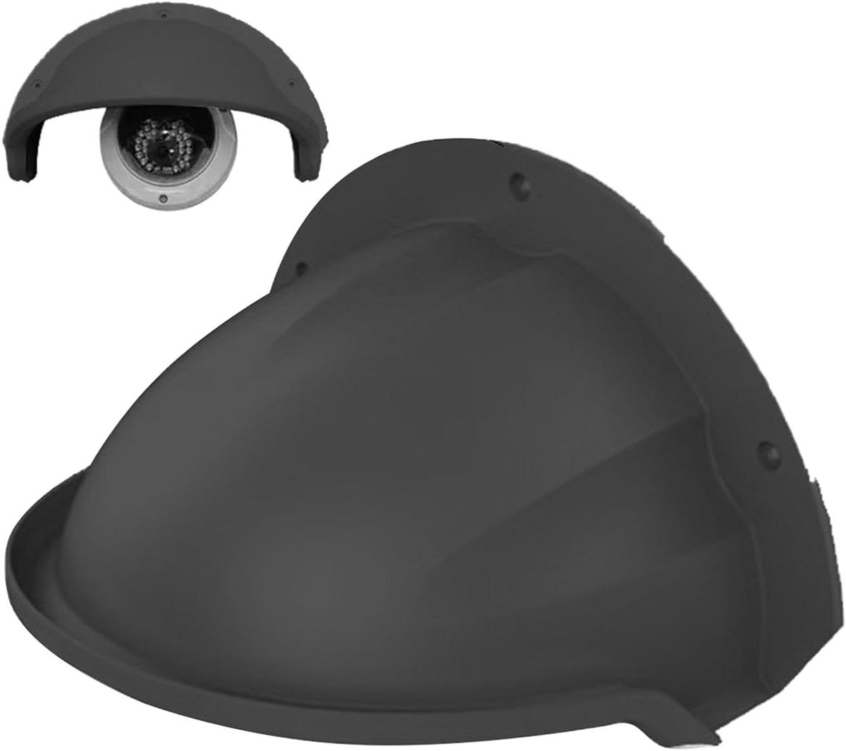 Veiligheidscamera Wall Lampshade - Beschermende deksel tegen, zon en regen voor beveiligingscamera | Veiligheidscamera met wandmontage, zonnevizier regen deksel beschermend dak