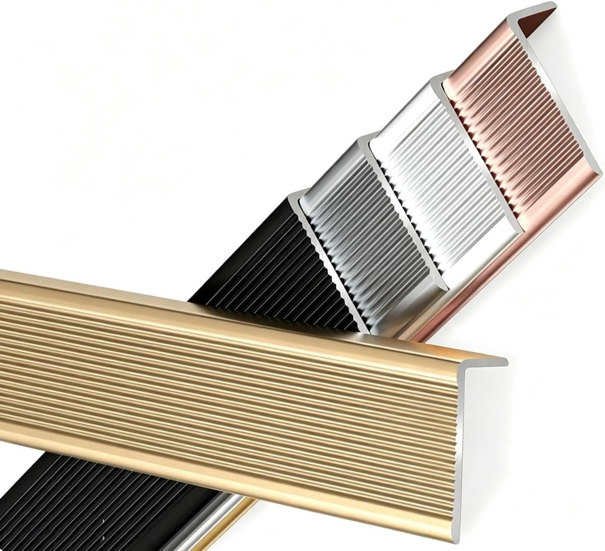 Antislip traprand - Neusrand trede - Veilig Lopen - Hoge Slijtvastheid - 90 cm - Zilver