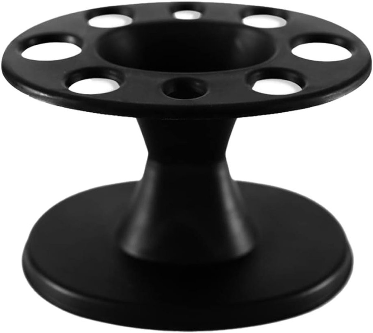 Kam Opbergrek - Borstelhouder - Haar Styling - 8 Gaten Divers - 21 cm - Zwart