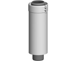 ATEC buis 255mm DN 60/100 concentrisch inkortbaar, 0517