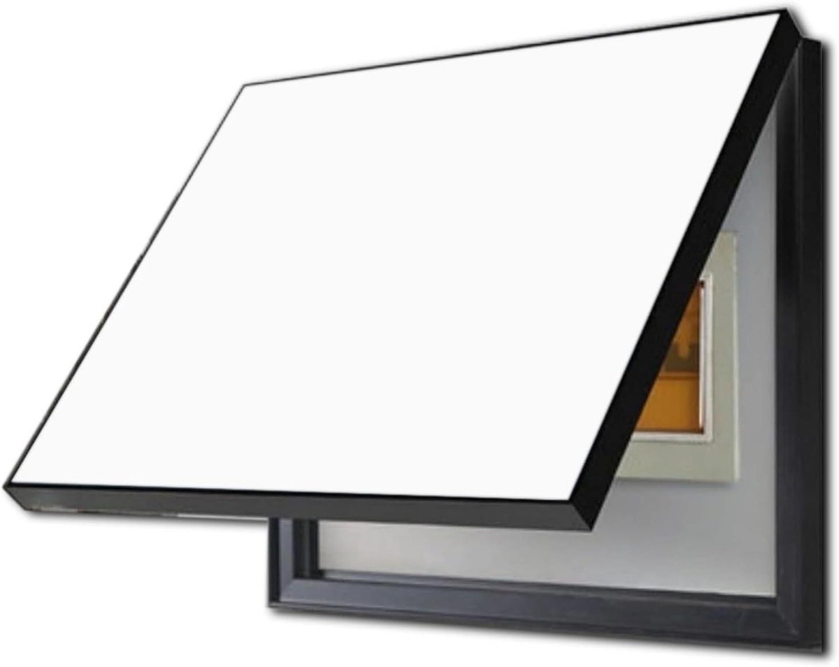 Zekeringkast Afdekking - Meterkast Verberger - Ruimte Decoratie - Scharnier Ontwerp - 40x30cm - Efficiënt