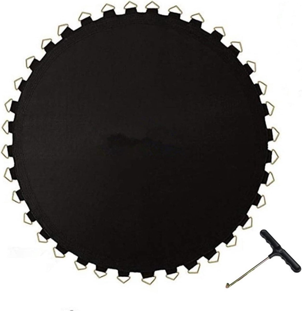 Trampoline Springmat - Vervangend Doek - Buiten Spelen - UV-bestendig Waterdicht - 6ft- (36 buckles) - Zwart