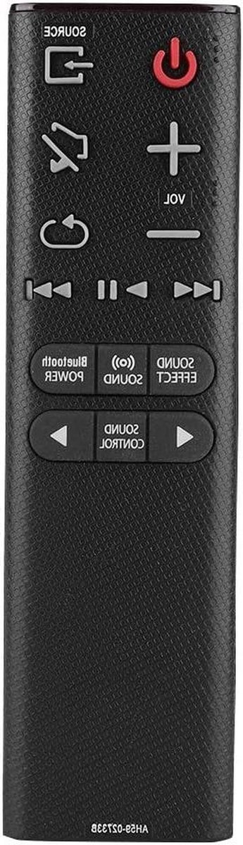 Afstandsbediening - Controller - Soundbar Bediening - Lange Transmissie - 10 Meter Bereik - Zwart