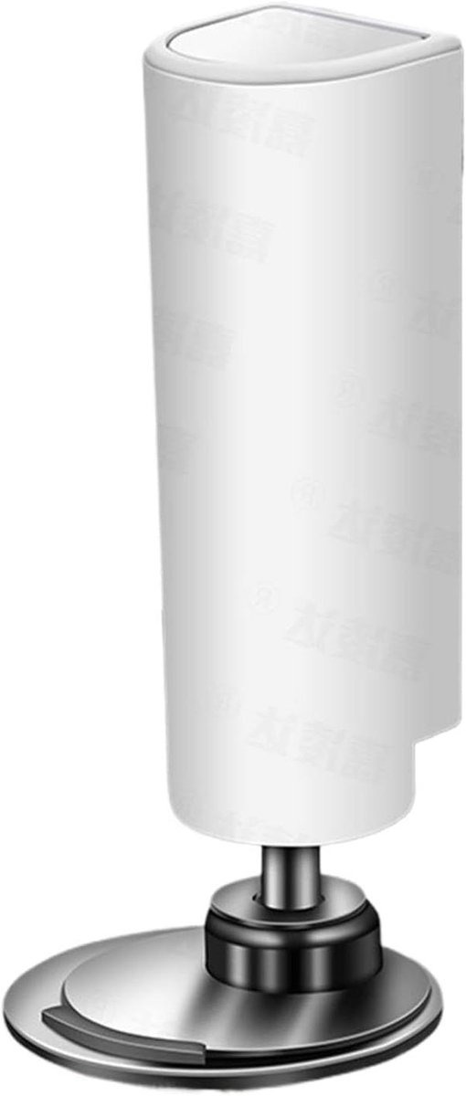 Magnetische Deurstopper - Deurhouder Deurvastzetter - Deuren Openhouden - Zonder Boren Vloermontage - 8.5 x 6.4 x 6.4 cm - Wit