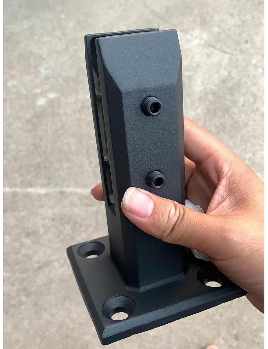 Handrail Posts, Glass Clamp, 8-10mm, Stainless Steel Glass Clamps, Glass Balustrade, Clamps, System Kit/Deck, Lawn, Plate, Swimming Pool, Fence, Clamps, Spacers, 1-40 Pieces, Connectors Black,