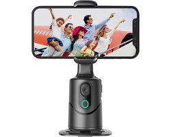 Smartphone Stabilizer AI Tracking 360 ° rotatie, Vlogging Stabilizer voor mobiele telefoon - Gezichtsherkenning voor live streamers Fotografie Beginners Smartphone Filmmakers Content Creators