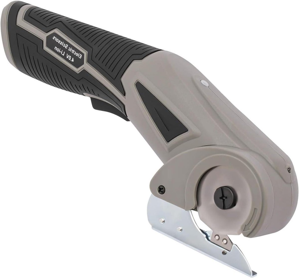Elektrische Schaar - Draadloze Snijder - Stof Tapijt Knippen - Geïntegreerde LED - 6 mm Snij - Grijs