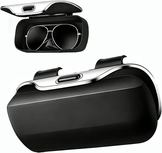 Bril Etui Voor Auto Zonneklep Voor Abarth 124 Spider 2016-2019, Auto Brillenetui, Autovizierbox, Brillenetui Zonneklep Organizer Met Voering Voor Auto's, SUV's