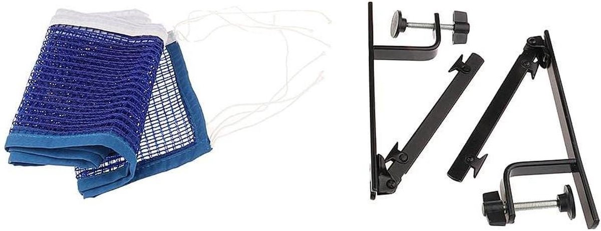 Tafeltennis Net Set - Pingpong Net - Sporten Thuis - Verstelbare Knoppen - 175 cm Lengte - Meerdere Kleuren