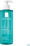 Pompflacon La Roche-Posay Effaclar Gel Purifiant Micro-Peeling 400ml op witte achtergrond.