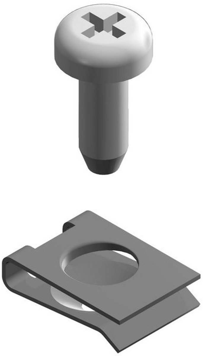 BOSCH Klemmoer + schroef 4,8x13 (2x), 7736700690