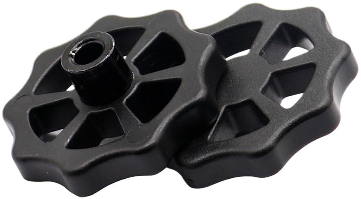 Printeronderdelen Extruderknop - Handschroefmoer Motor - 3D Printen - Aluminiumlegering Kunststof - 10 Stuks - One Color