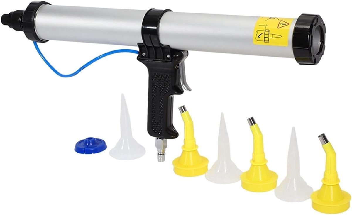 Kitpistool - Lijmpistool - Kit aanbrengen - Ergonomisch ontwerp - 15 inch - Zilver