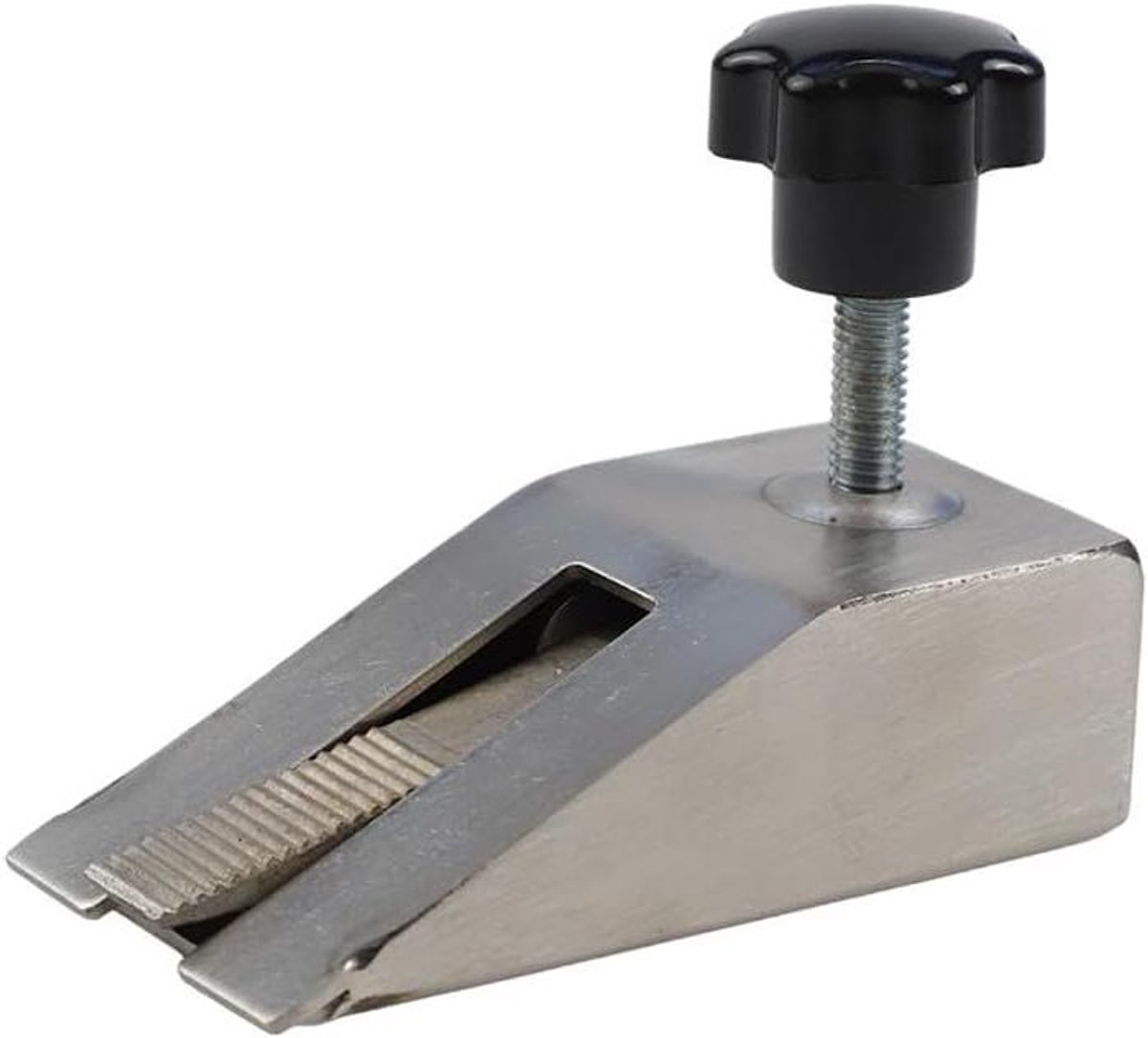 Deurstopper - Deurwig - Deuren Open Houden - Verstelbare Hoogte - 5-30 mm - Zilver
