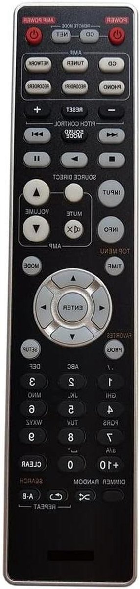 Afstandsbediening Vervangen - Controller Cd-speler - Muziek Bedienen - Specifiek Model - 1 stuks - One Color