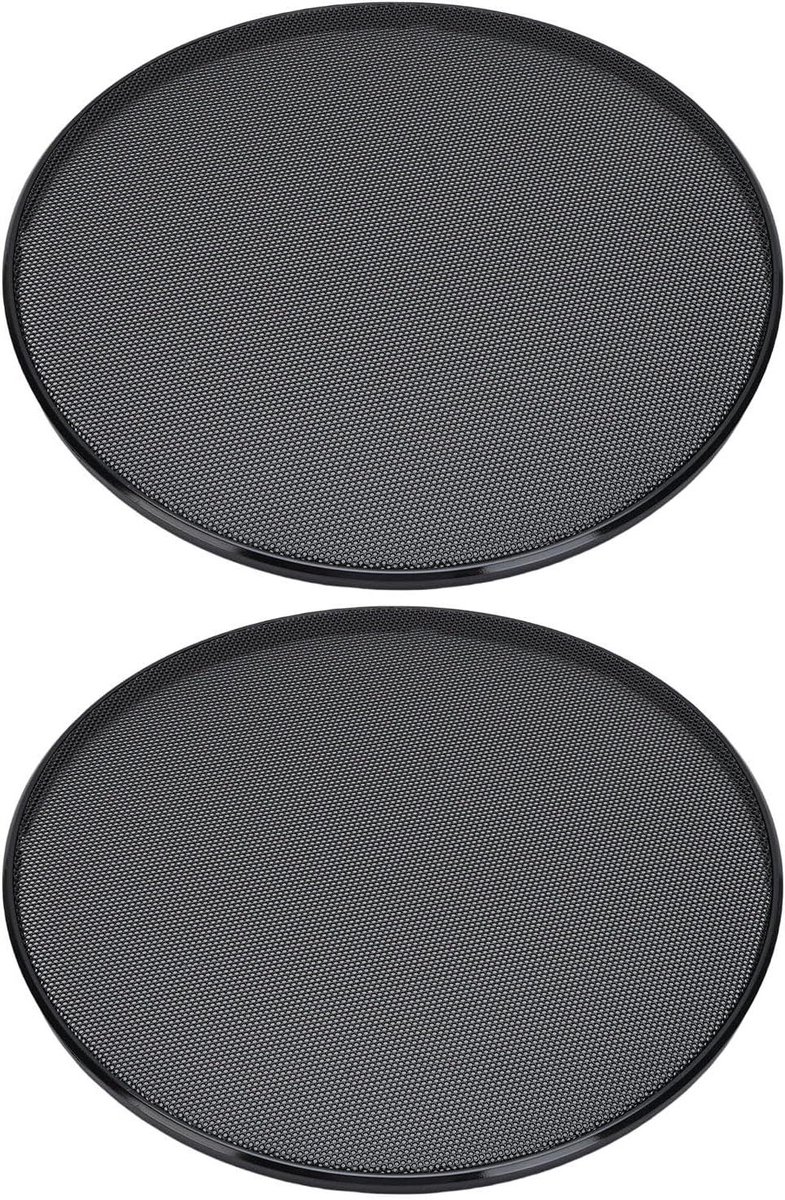 Luidspreker Grill Deksel - Speaker Beschermer - Audio Beschermen - Stevige Koudgewalst Staal - 220 mm Buitendiameter - Zwart