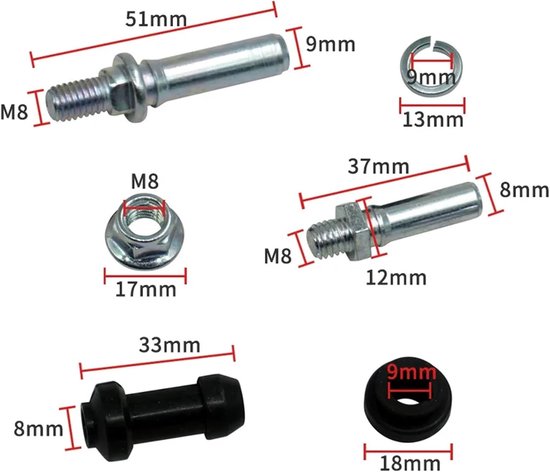 Remklauw Reparatieset - Hydraulische Pomp Kit - Voertuig Onderhoud - Corrosiebestendig Ontwerp - 50 gram - Universeel — afbeelding 3
