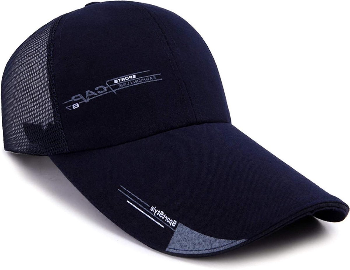 Baseball Cap - Sport Hoed - Outdoor Activiteiten - Ademend Mesh - 55-61 CM - Navy Blauw