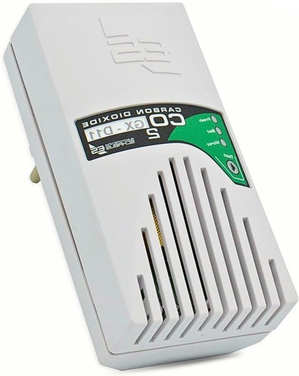 CO2 Stoplicht - Luchtkwaliteit Sensor - Ventilatie Bewaken - NDIR Sensor - Plug & Play - Meerkleurig