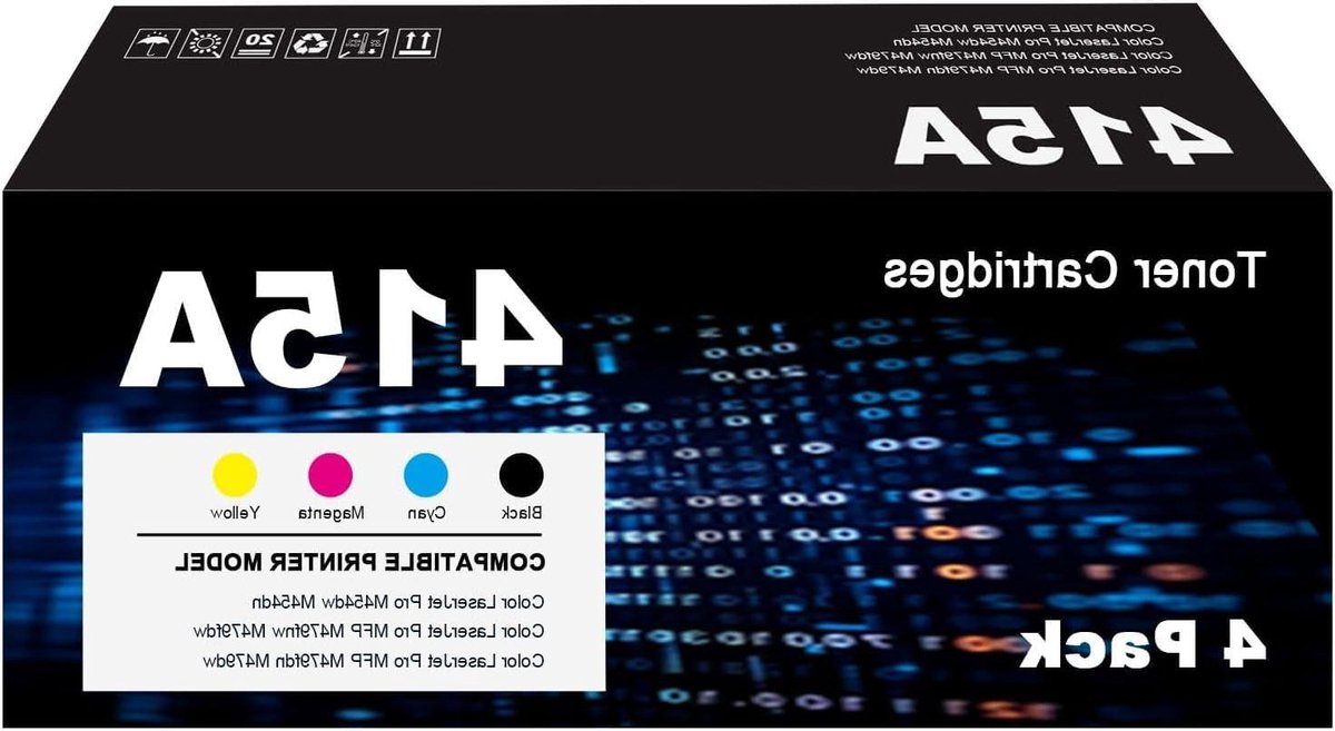 Tonercartridge Multipack - Kleur Cartridges - Documenten Printen - Met Chip Geïntegreerd - 4 Stuks - Zwart Cyaan Geel Magenta