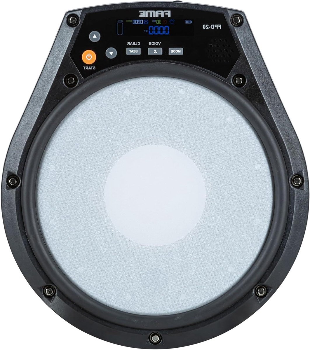 Drum Coach Pad - Oefen Pad - Drummen Oefenen - Mesh Huid - 8 Inch - Zwart
