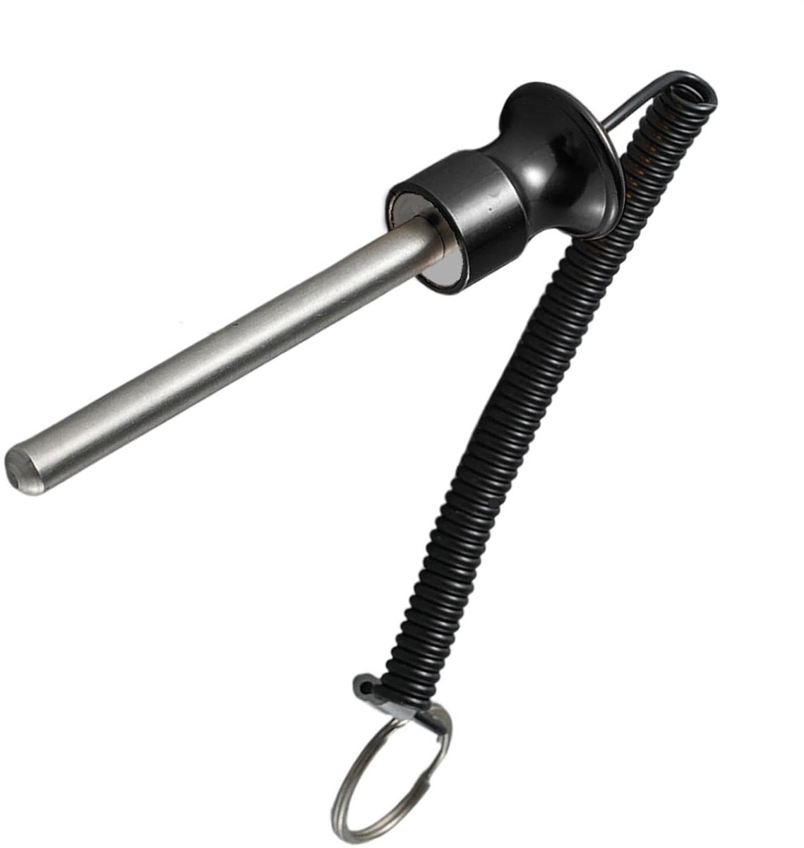 Gewichtsstack Pin - Fitness Pin - Krachttraining Thuis - Magnetische Latch Technologie - 16.7cm Diameter - Zwart